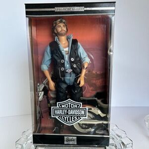 Harley Davidson Ken‎ Doll 1999 Collector Edition Barbie Mattel NIB